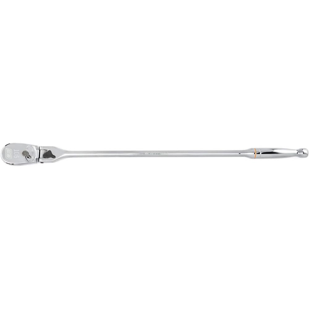 GearWrench 81363T 1/2" Drive 90-Tooth Locking Flex Head Teardrop Ratchet 24"