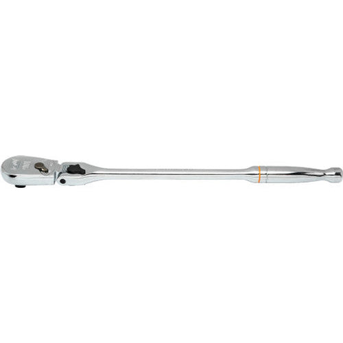 GearWrench 81363T PG121 - 24" LONG 1/2" DR. FULL POLISH FLEX HEAD TEARDROP RATCHET, 90-TOOTH - MPR Tools & Equipment