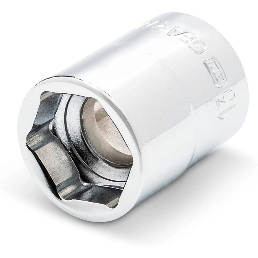 GearWrench 81396 STUBBY SOCKET SET, MM 6PT 3/8 DR 14PC