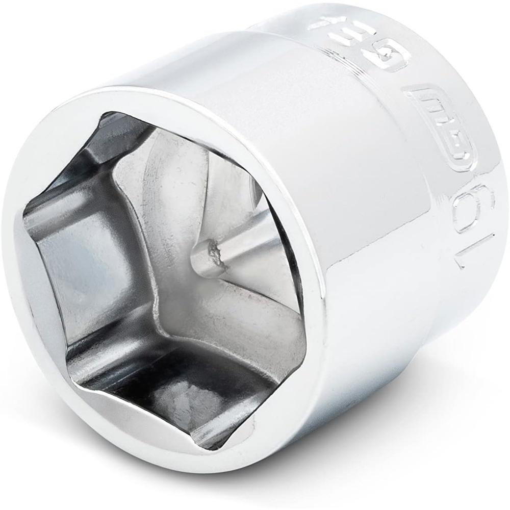 GearWrench 81396 STUBBY SOCKET SET, MM 6PT 3/8 DR 14PC