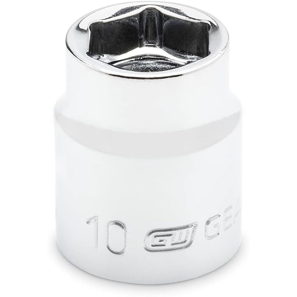 GearWrench 81396 STUBBY SOCKET SET, MM 6PT 3/8 DR 14PC