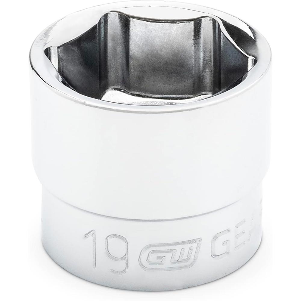 GearWrench 81396 STUBBY SOCKET SET, MM 6PT 3/8 DR 14PC