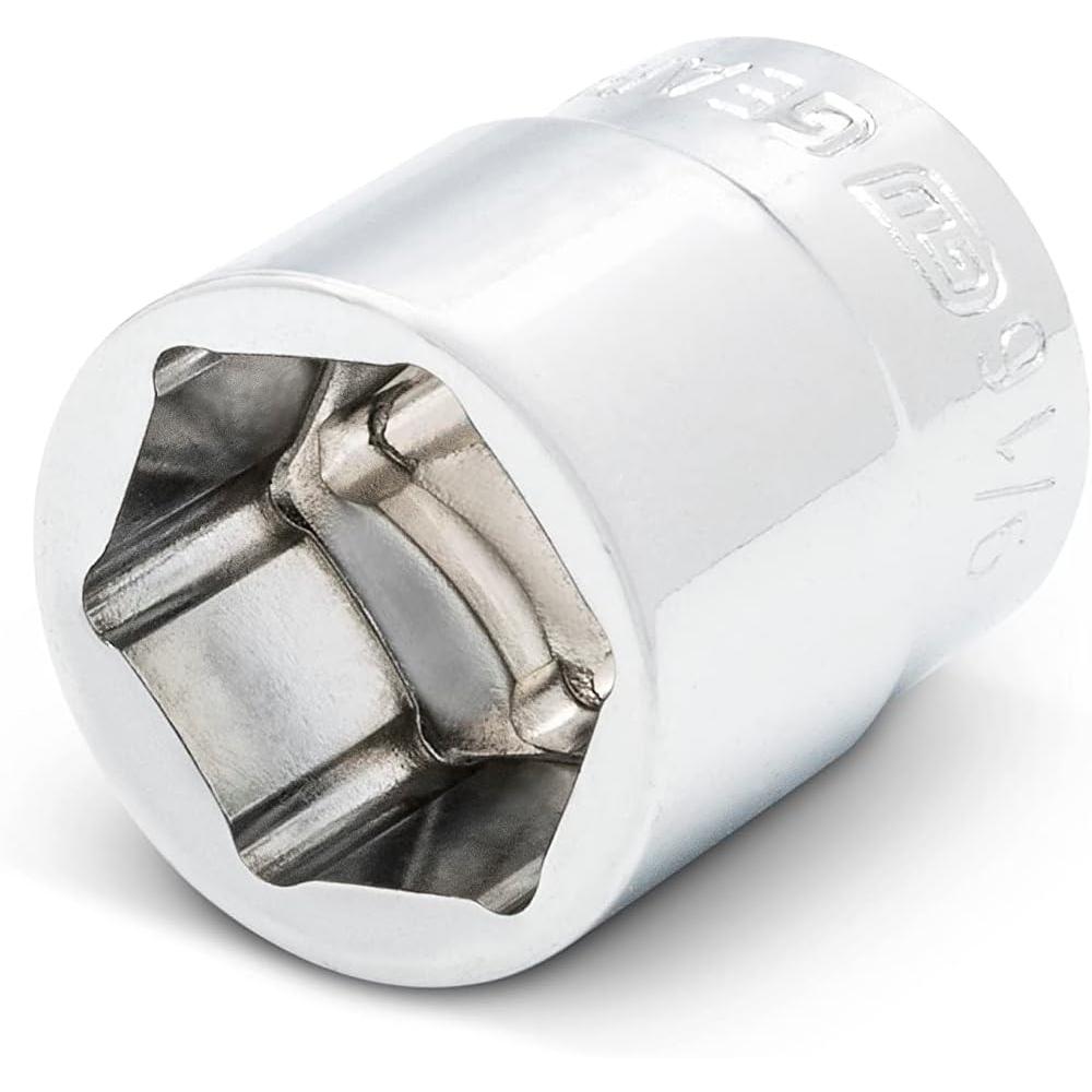 GearWrench 81397 13-pc 3/8" Drive 6 Point Stubby Socket Set SAE, 1/4"-1"