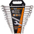 GearWrench 81901 15-Pc. Long Pattern Combination Non-Ratcheting Wrench Set SAE