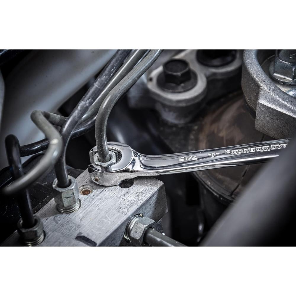 GearWrench 81907 6 Piece Flare Nut SAE Wrench Set