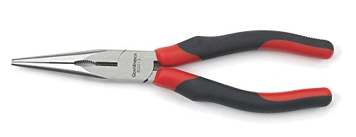 GearWrench 82013 Long Nose Pliers With Dual Material Grips, 8" - MPR Tools & Equipment