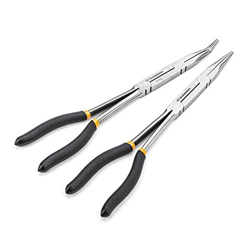 GearWrench 82106 Double-X Straight and 45°, 2 Pc. Plier Set - MPR Tools & Equipment