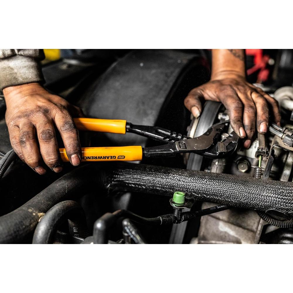 GearWrench 82170 10" STRAIGHT JAW T&G DIPPED HNDL