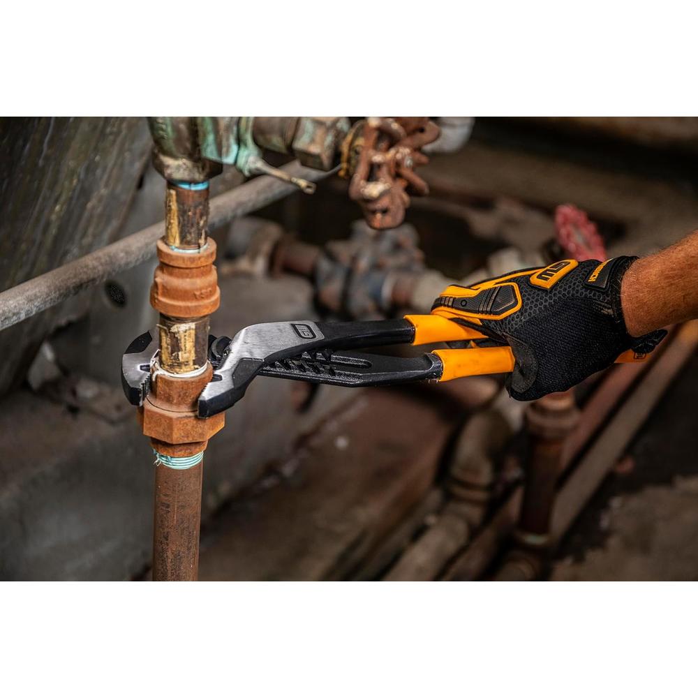 GearWrench 82170 10" STRAIGHT JAW T&G DIPPED HNDL