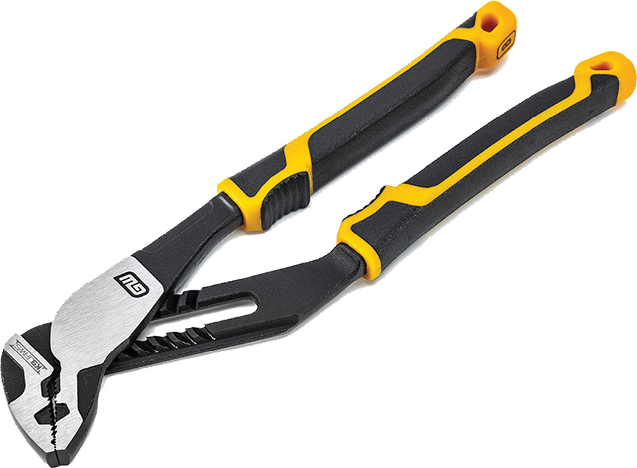 GearWrench 82170C 10" Pitbull K9_x0099_ Straight Jaw Dual Material Tongue and Groove Pliers - MPR Tools & Equipment