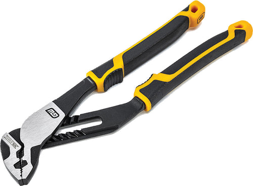 GearWrench 82170C 10" Pitbull K9_x0099_ Straight Jaw Dual Material Tongue and Groove Pliers - MPR Tools & Equipment