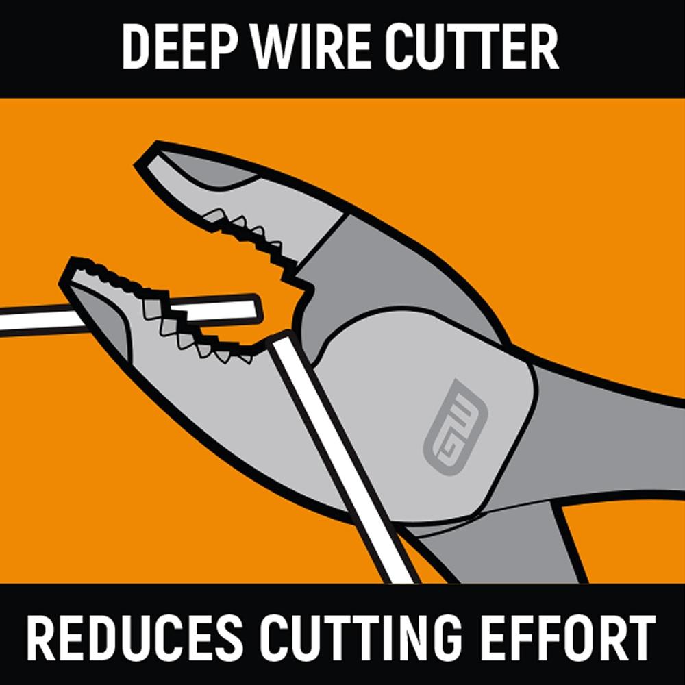 GearWrench 82175 8" SLIP JOINT PLIER DIPPED HNDL