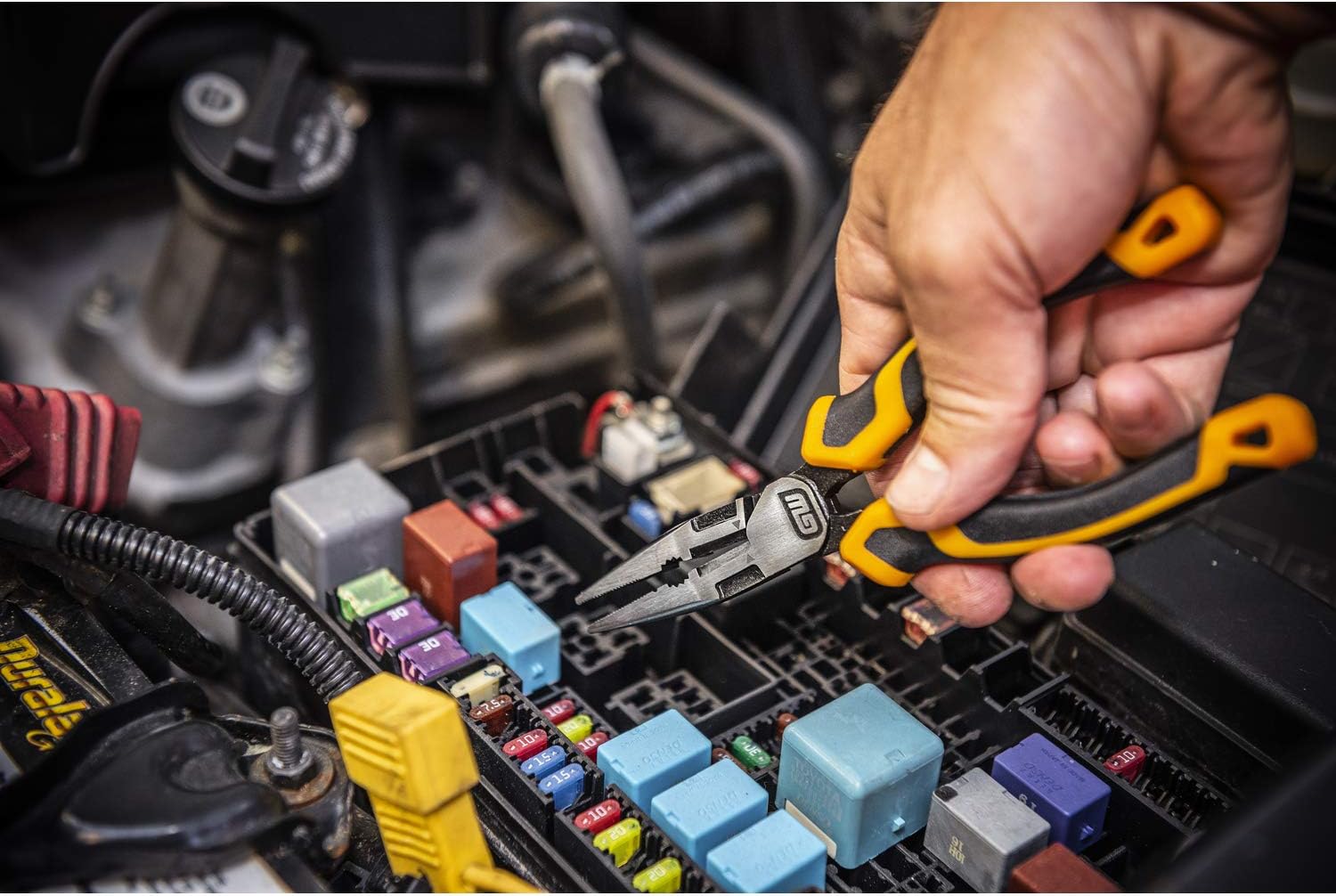 GearWrench 82176C-06 - 6" PIT-BULL CUSHION GRIP LONG NOSE PLIERS W/ WIRE CUTTER, AWG11