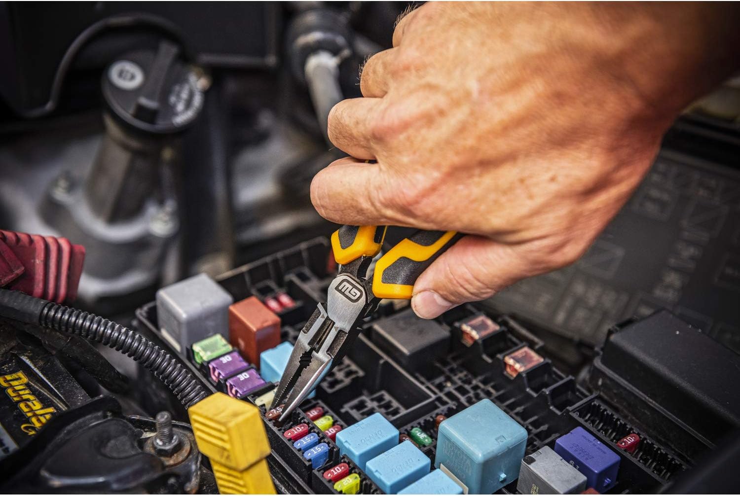 GearWrench 82176C-06 - 6" PIT-BULL CUSHION GRIP LONG NOSE PLIERS W/ WIRE CUTTER, AWG11