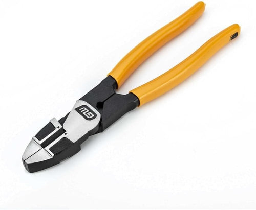 GearWrench 82181-06 9.5" Pitbull Dipped Handle Lineman's Pliers, AWG5