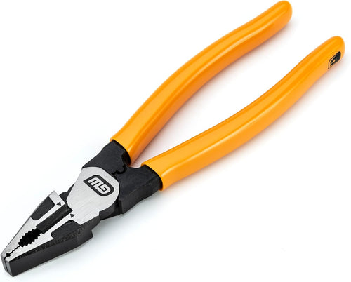 GearWrench 82182C 8" Pitbull Dipped Handle Universal Cutting Pliers, AWG6