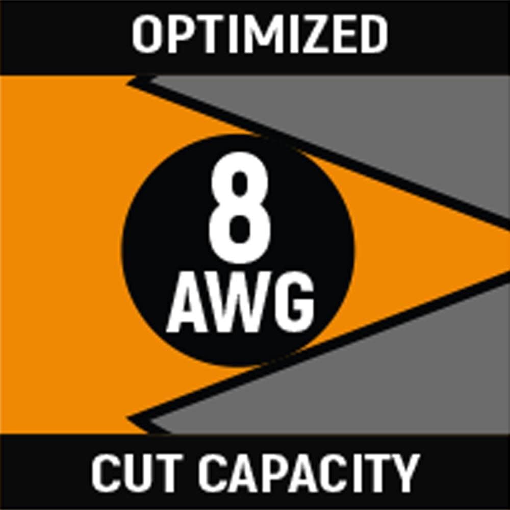 GearWrench 82183C-06 7" PIT-BULL DIAGONAL CUTTING PLIERS W/ CUSION GRIP, AWG8 CUT CAPACITY