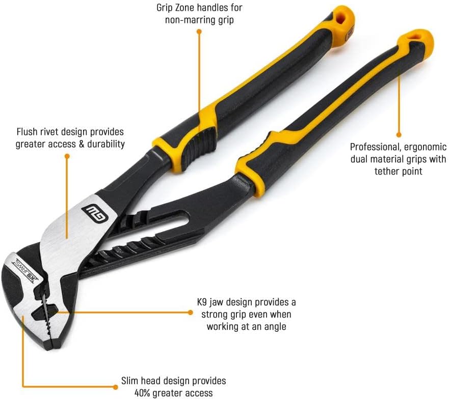 GearWrench 82203C-06 4 Pc. Dual Material Mixed Plier Set