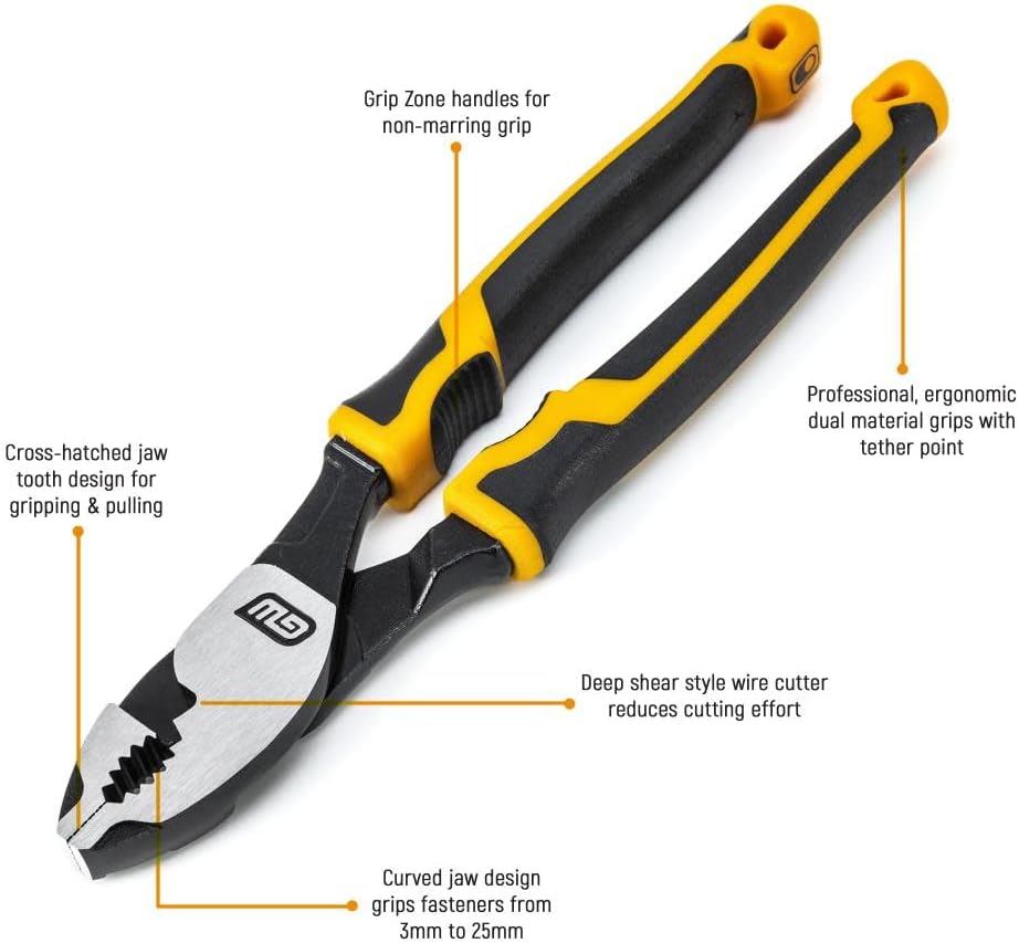 GearWrench 82204C-06 6-Piece Pitbull Dual Material Mixed Plier Set