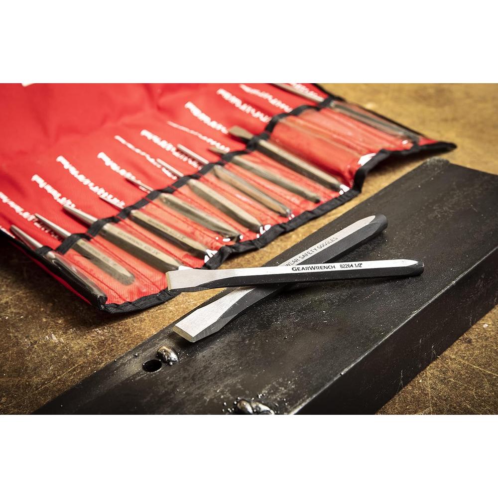 GearWrench 82305 SET PNCH & CHSL 12PC