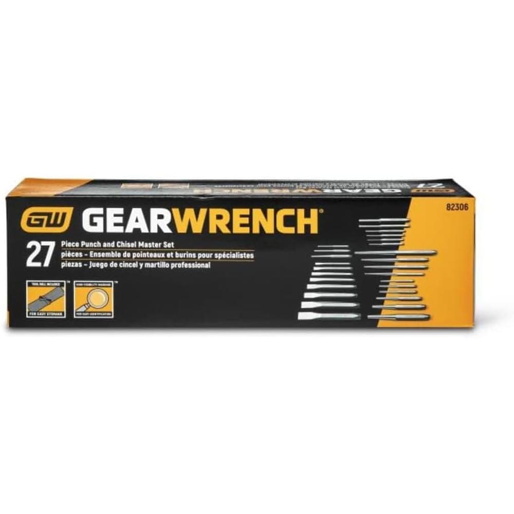 GearWrench 82306 27 Piece Punch and Chisel Set