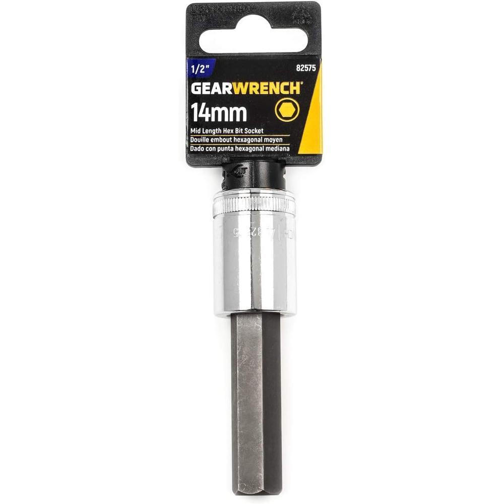 GearWrench 82575 SKT HEXDR STD 1/2DR 14MM