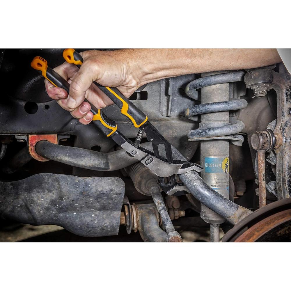 GearWrench 82592C 10" Pitbull Auto-Bite Tongue & Groove Dual Material Pliers