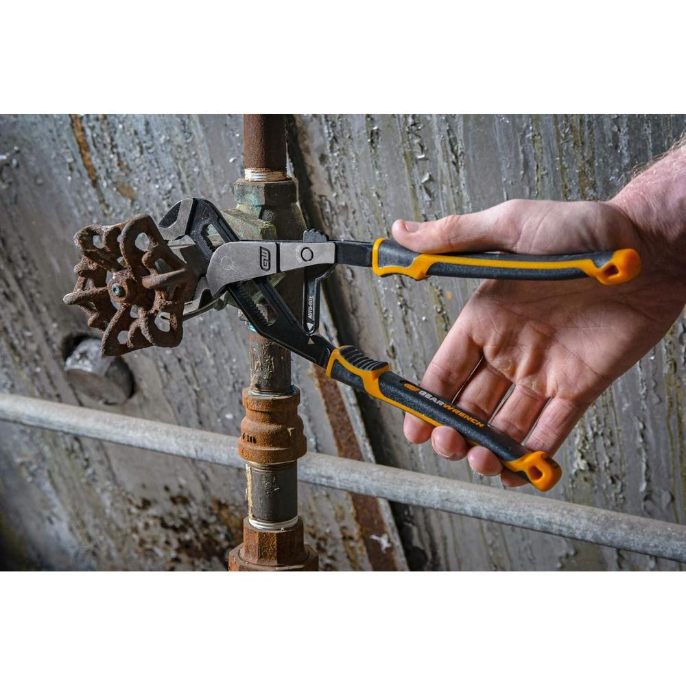 GearWrench 82593C 12" Pitbull Auto-Bite Tongue & Groove Dual Material Pliers