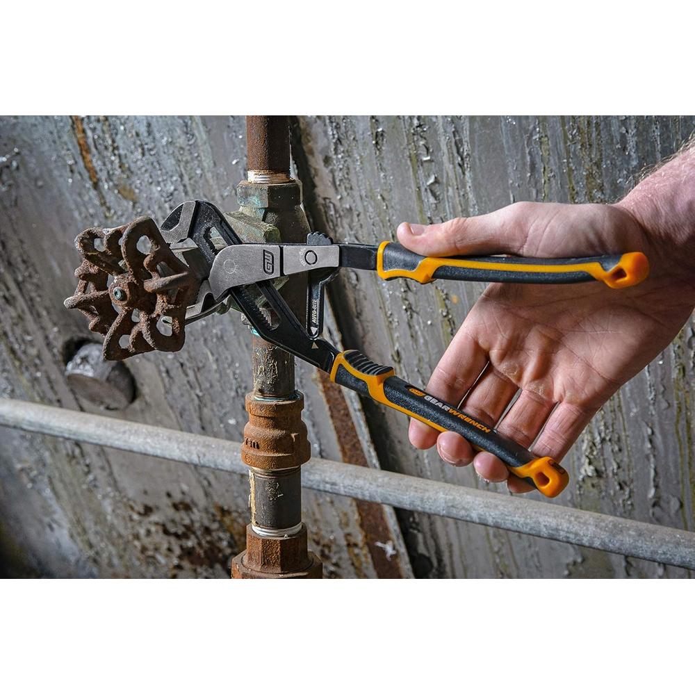 GearWrench 82594C 4-Piece Pitbull Auto-Bite Tongue & Groove Dual Material Pliers Set