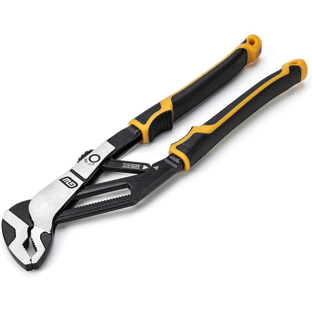 GearWrench 82594C 4-Piece Pitbull Auto-Bite Tongue & Groove Dual Material Pliers Set