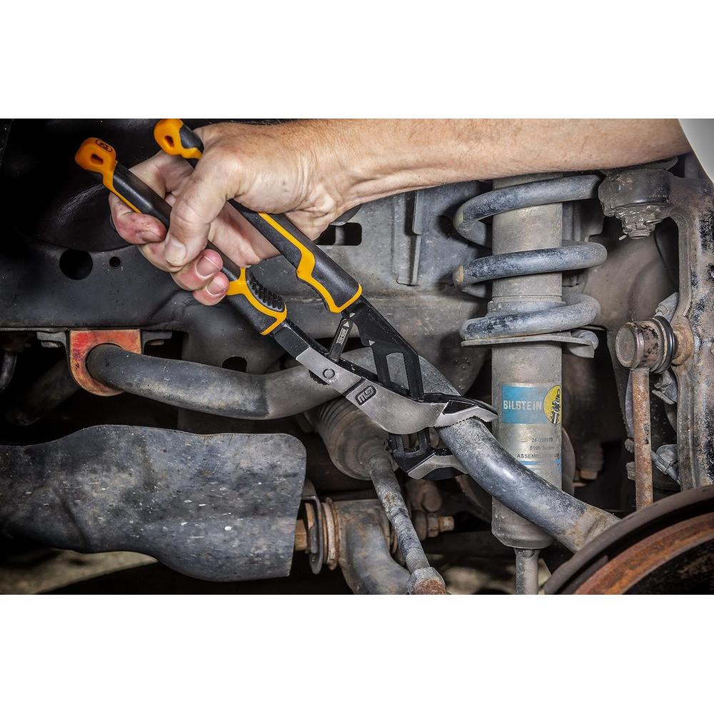 GearWrench 82594C 4-Piece Pitbull Auto-Bite Tongue & Groove Dual Material Pliers Set