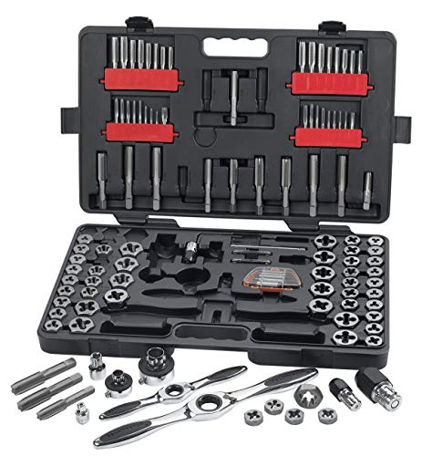 GearWrench 82812 114 Pc. Ratcheting Tap and Die Set, SAE/Metric - MPR Tools & Equipment