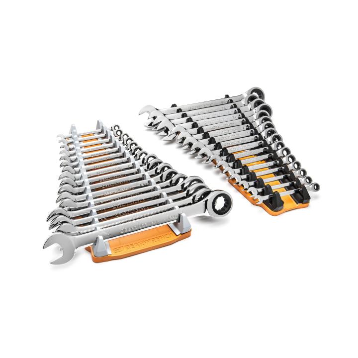 GearWrench 83121 2 Pc. 16 Slot Reversible Wrench Rack - MPR Tools & Equipment