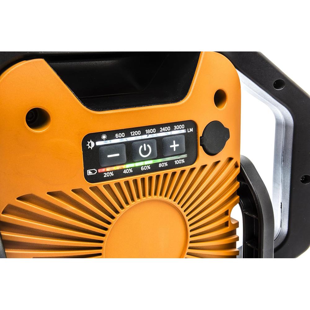 GearWrench 83139 RECHARGEABLE AREA LIGHT W/AC ADPT 3000LM