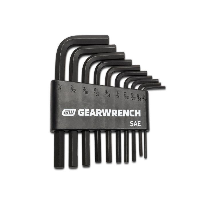 GearWrench 83500 10PC SAE SHORT ARM HEX KEY SET