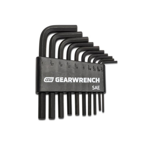 GearWrench 83500 10PC SAE SHORT ARM HEX KEY SET