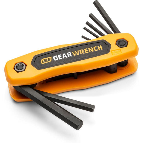 GearWrench 83506 8-Piece Metric Folding Hex Key Set