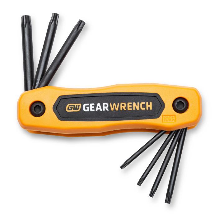 GearWrench 83507 8PC TAMPERPROOF TORX FOLDING HEX KEY SET