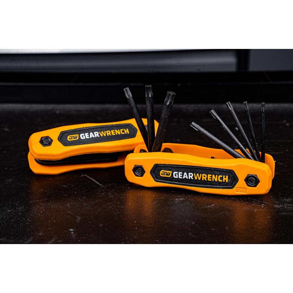GearWrench 83508 8-Piece Torx Folding Hex Key Set