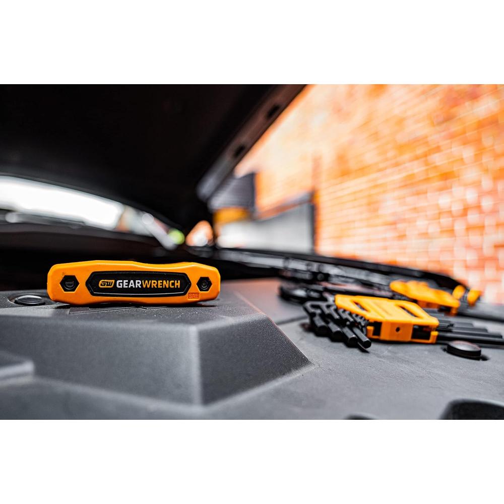 GearWrench 83510 17-Piece SAE/Metric Folding Hex Key Set