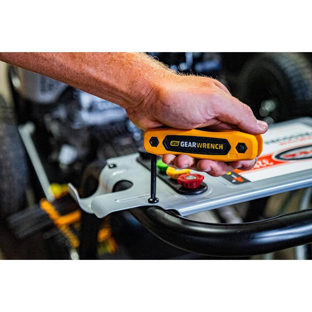 GearWrench 83510 17-Piece SAE/Metric Folding Hex Key Set