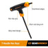 GearWrench 83515 7 Piece SAE T-Handle Ball End Hex Key Set