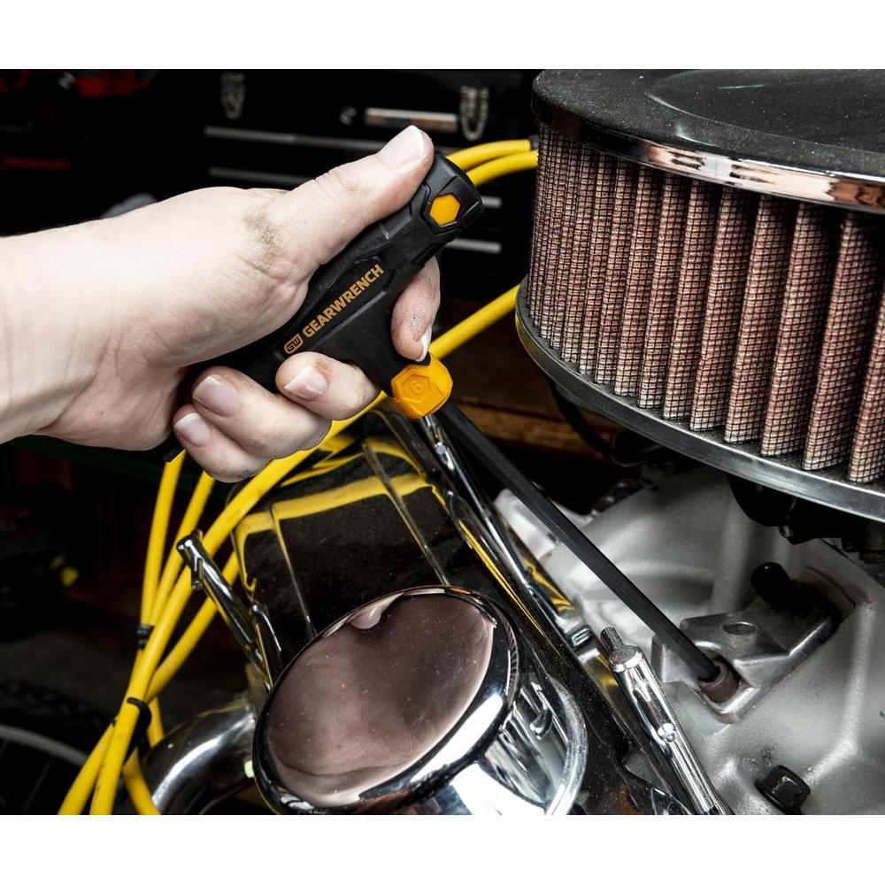 GearWrench 83520 8-Piece Metric Ball End T-Handle Hex Key Set