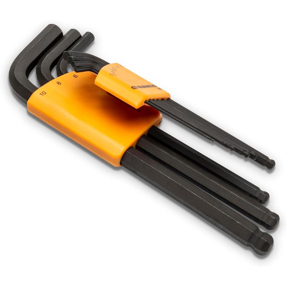 GearWrench 83521 9-Piece Metric Ball End Long Arm Hex Key Set