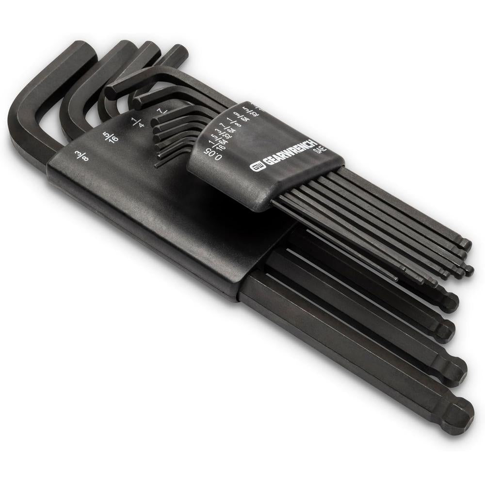 GearWrench 83524 13-Piece SAE Long Ball End Hex Key Set