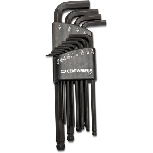 GearWrench 83524 13-Piece SAE Long Ball End Hex Key Set