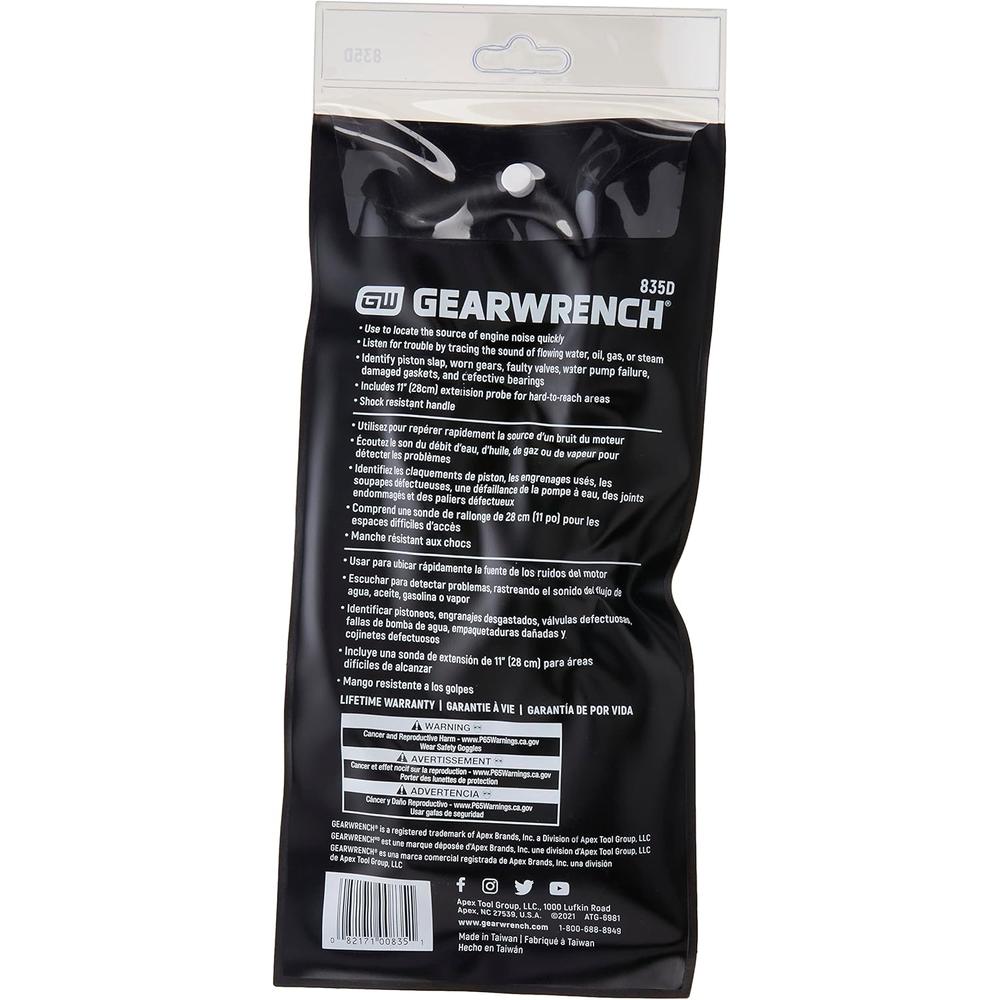 GearWrench 835D Mechanic's Stethoscope