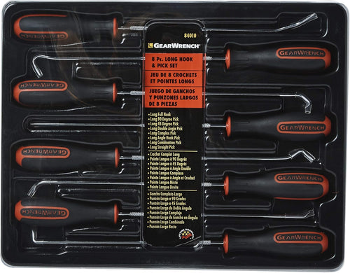 GearWrench 84010 8 Pc. Long Hook & Pick Set