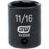 GearWrench 84306N 3/8"DRIVE 11/16" STANDARD IMPACT SOCKET