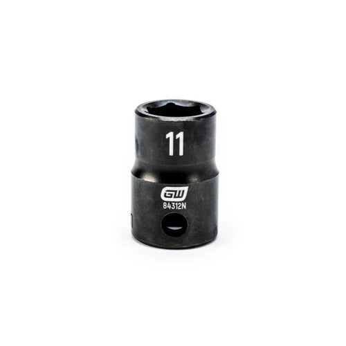 GearWrench 84312N 3/8"DRIVE 11MM STANDARD IMPACT SOCKET